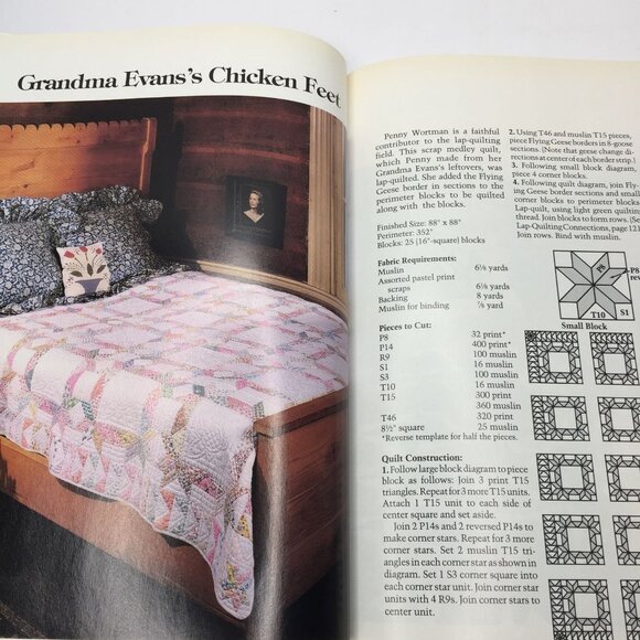 Bright Ideas for Lap Quilting Georgia Bonesteel Patterns Instructions Hardbound - Picture 4 of 10